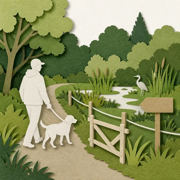 Naturverträgliche Besucherlenkung an einer sensiblen Feuchtfläche