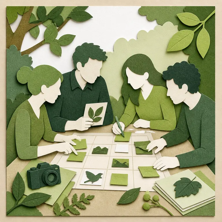 Naturschutzteam plant gemeinsam Inhalte und Termine.
